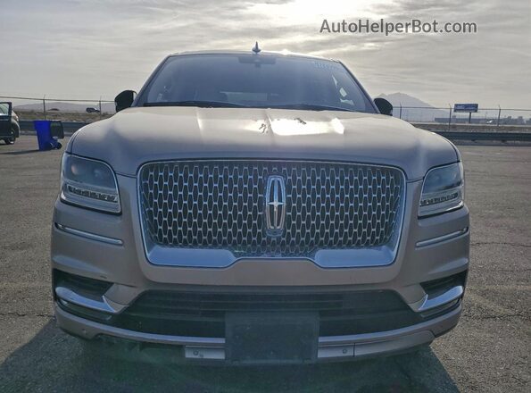 5LMJJ3HT6JEL08076 2018 LINCOLN NAVIGATOR Желто-коричневый Вид спереди