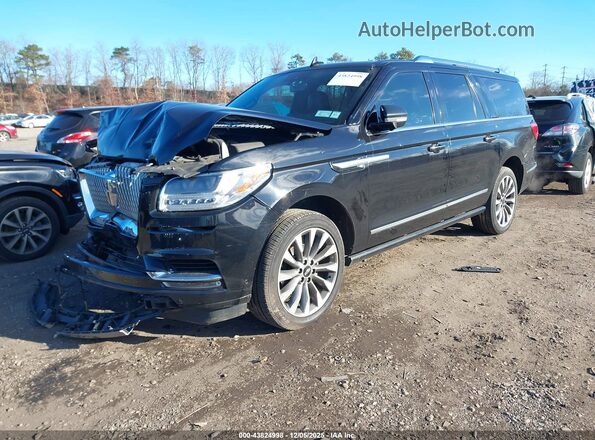 5LMJJ3LT7MEL05098 2021 LINCOLN NAVIGATOR Black Front left
