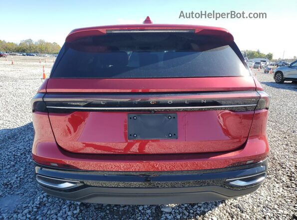 5LMPJ8JAXRJ840692 2024 LINCOLN NAUTILUS Red Widok z tyłu