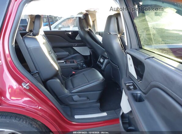 5LMYJ8XY9MNL00809 2021 LINCOLN AVIATOR Red VIN sticker view