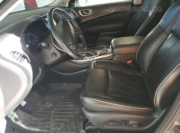 5N1AL0MM7GC501884 2016 INFINITI QX60 Серый Вид салона спереди