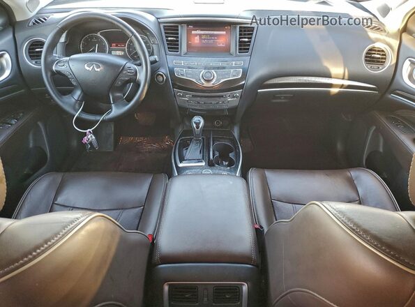 5N1AL0MM9GC512191 2016 INFINITI QX60 Белый Вид панели приборов