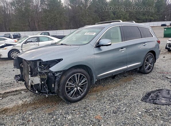 5N1AL0MM9GC519464 2016 INFINITI QX60 Синий Передняя левая четверть