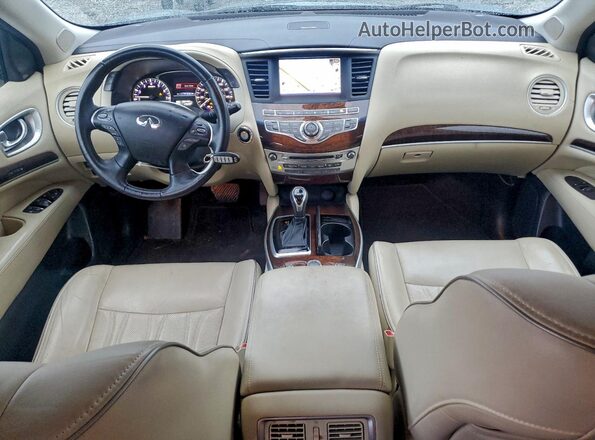 5N1AL0MM9GC519464 2016 INFINITI QX60 Синий Вид панели приборов