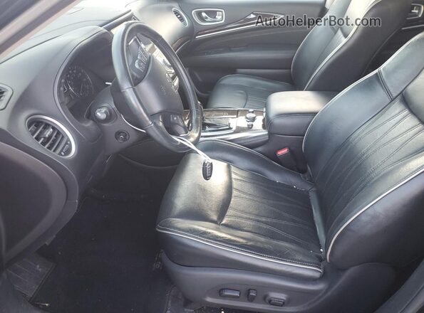 5N1AL0MM9GC525586 2016 INFINITI QX60 Черный Вид салона спереди