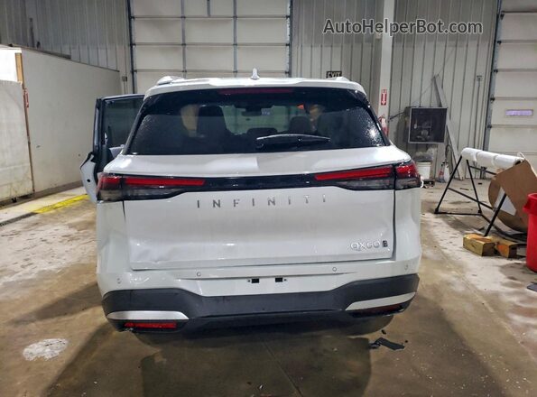 5N1AL1FS7TC344014 2026 INFINITI QX60 White უკანა ხედი