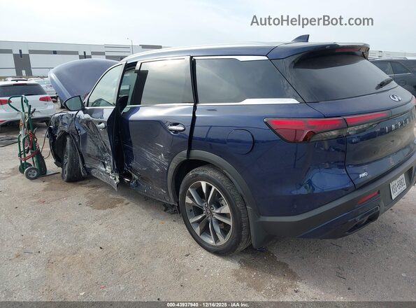 5N1AL1FSXSC342501 2025 INFINITI QX60 Синий Задняя левая четверть