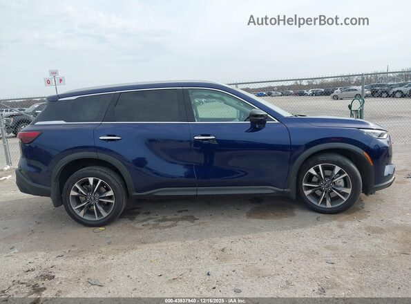 5N1AL1FSXSC342501 2025 INFINITI QX60 Синий Вид задней части салона