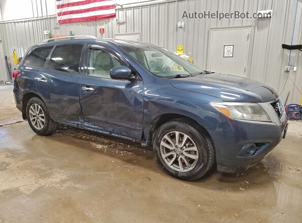 5N1AR2MM8GC662769 2016 NISSAN PATHFINDER Синий Передняя правая четверть