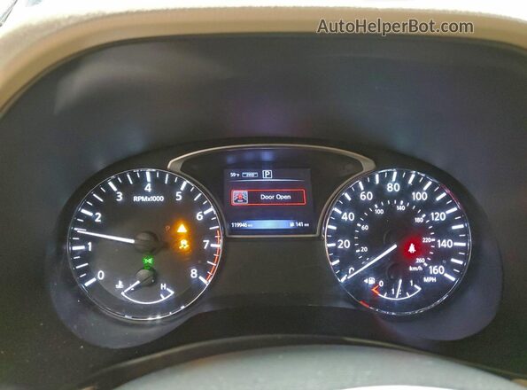5N1AR2MM8GC662769 2016 NISSAN PATHFINDER Синий Вид щитка приборов