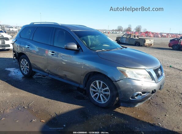 5N1AR2MN4GC630507 2016 NISSAN PATHFINDER Gray Delantero derecho