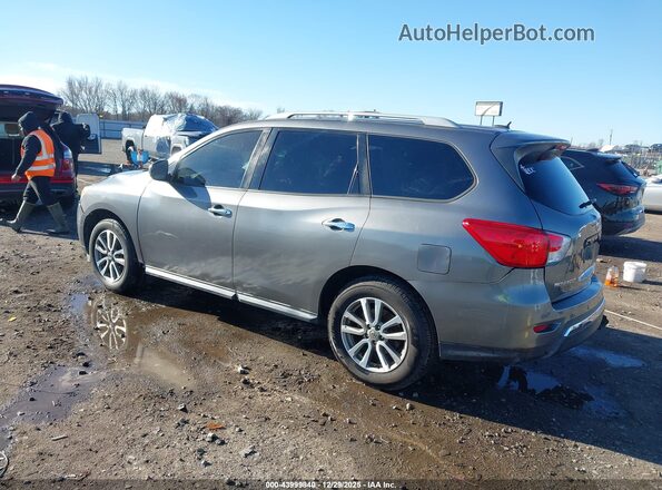 5N1AR2MN4GC630507 2016 NISSAN PATHFINDER Gray Trasero izquierdo