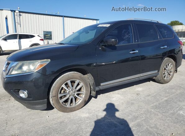 5N1AR2MN8GC614973 2016 NISSAN PATHFINDER Черный Передняя левая четверть