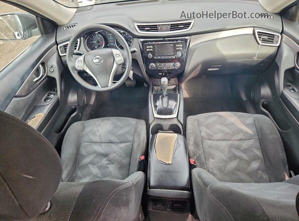 5N1AT2MMXGC865020 2016 NISSAN ROGUE Gray Dashboard view