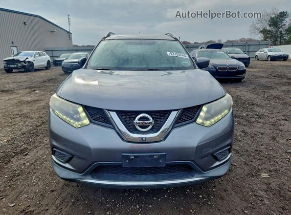 5N1AT2MMXGC865020 2016 NISSAN ROGUE Gray Front view