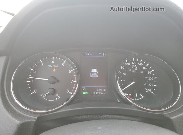 5N1AT2MV0JC768148 2018 NISSAN ROGUE Белый Вид щитка приборов