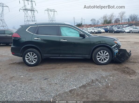 5N1AT2MV9JC702343 2018 NISSAN ROGUE Green Widok wnętrza 360 stopni