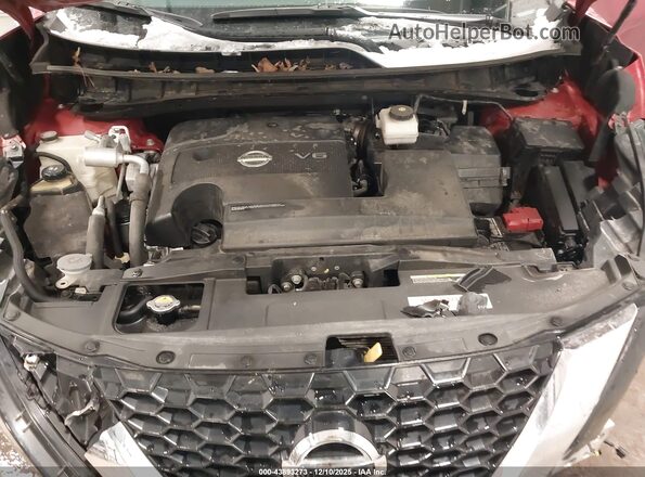 5N1AZ2CSXMC124098 2021 NISSAN MURANO Red Widok z tyłu