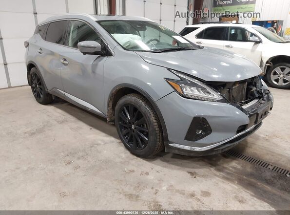 5N1AZ2DS7MC142587 2021 NISSAN MURANO Gray Delantero derecho