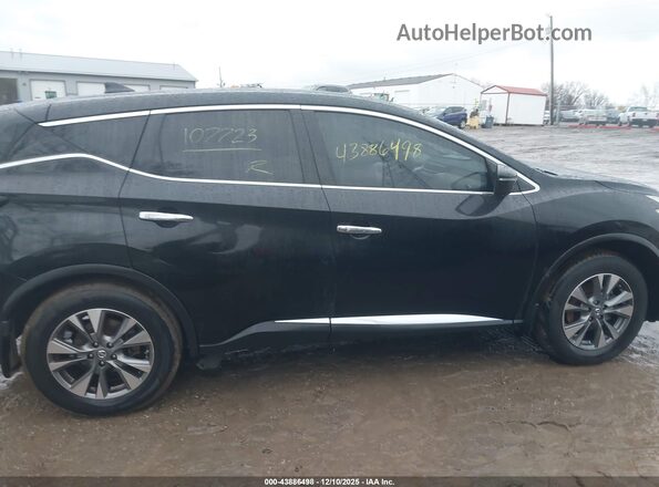 5N1AZ2MH3HN107723 2017 NISSAN MURANO Black Widok wnętrza z tyłu