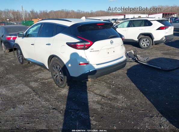 5N1AZ2MS8KN143989 2019 NISSAN MURANO Белый Задняя левая четверть