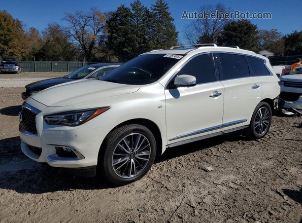 5N1DL0MM5KC569851 2019 INFINITI QX60 Белый Передняя левая четверть