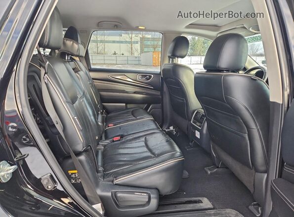 5N1DL0MM8LC514974 2020 INFINITI QX60 Черный Вид задней части салона