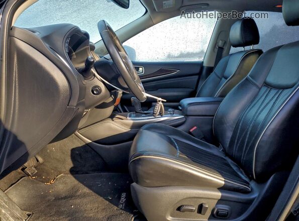 5N1DL0MMXJC510499 2018 INFINITI QX60 Черный Вид салона спереди