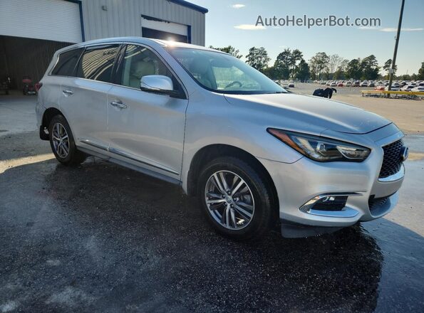 5N1DL0MN6JC504062 2018 INFINITI QX60 Серый Передняя правая четверть