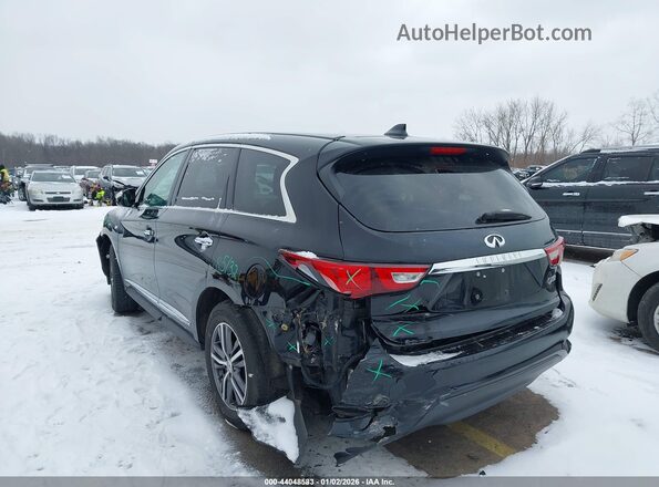 5N1DL0MN8JC514494 2018 INFINITI QX60 Черный Задняя левая четверть