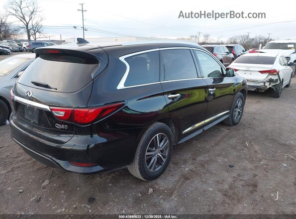 5N1DL0MN8JC516651 2018 INFINITI QX60 Black Tył prawy
