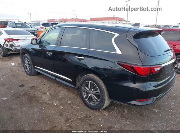5N1DL0MN8JC516651 2018 INFINITI QX60 Black Tył lewy