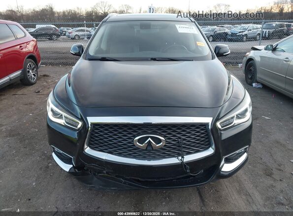 5N1DL0MN8JC516651 2018 INFINITI QX60 Black Widok zestawu wskaźników