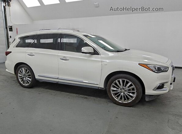 5N1DL0MN9JC504007 2018 INFINITI QX60 White Przód prawy