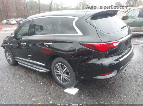 5N1DL0MNXHC558121 2017 INFINITI QX60 Black Задня ліва чверть