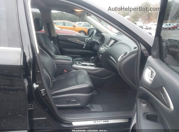 5N1DL0MNXHC558121 2017 INFINITI QX60 Black Вид салону спереду