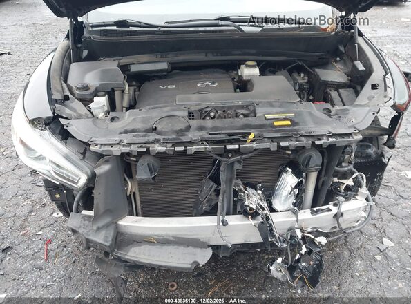 5N1DL0MNXHC558121 2017 INFINITI QX60 Black Вид ззаду