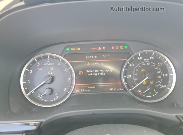5N1DL1ER8RC338596 2024 INFINITI QX60 Серый Вид щитка приборов
