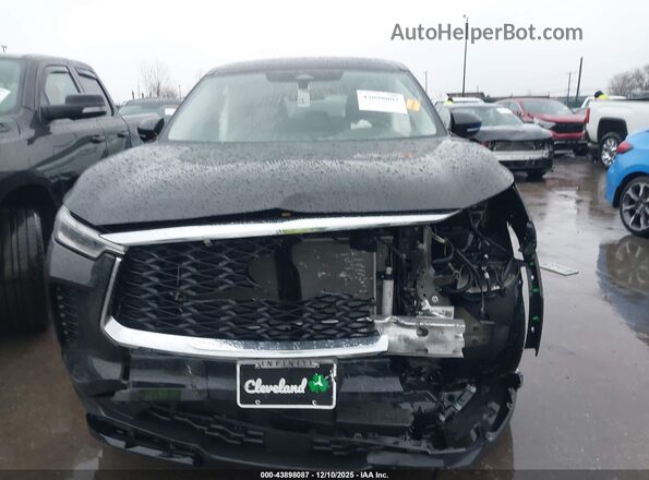 5N1DL1ES8PC347248 2023 INFINITI QX60 Black Вид задньої частини салону
