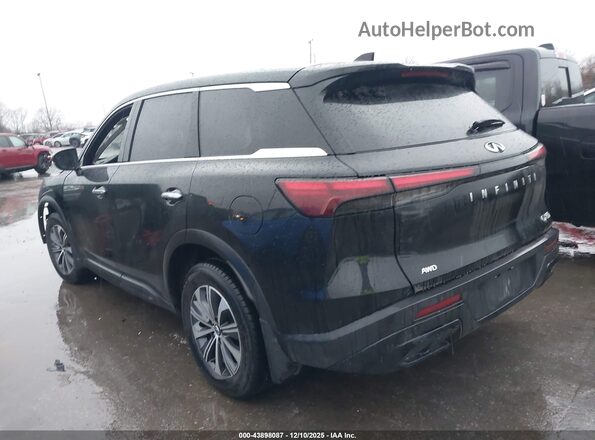 5N1DL1ES8PC347248 2023 INFINITI QX60 Black Задня ліва чверть