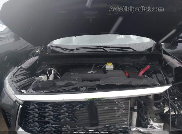5N1DL1ES8PC347248 2023 INFINITI QX60 Black Вид ззаду