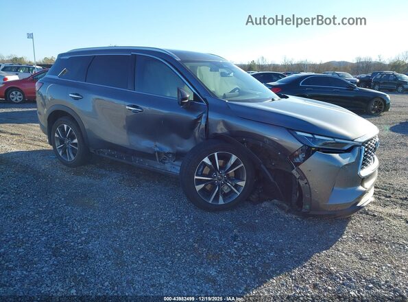 5N1DL1FS3PC347611 2023 INFINITI QX60 Gray Przód prawy