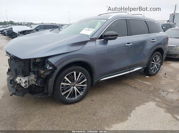 5N1DL1GS1RC337094 2024 INFINITI QX60 Синий Передняя левая четверть