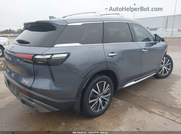 5N1DL1GS1RC337094 2024 INFINITI QX60 Синий Задняя правая четверть
