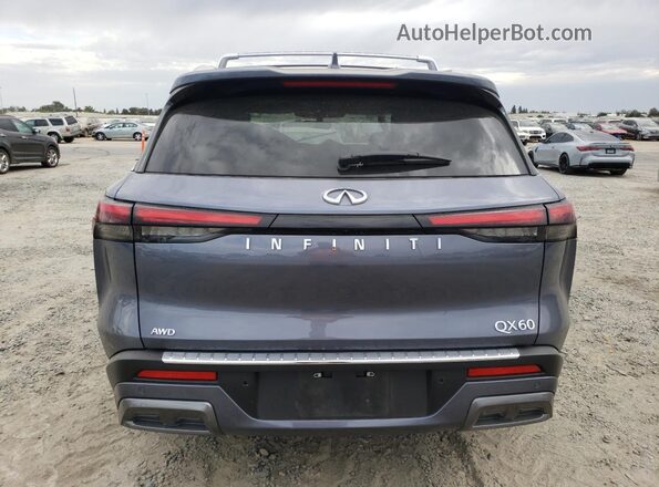 5N1DL1GS8PC364631 2023 INFINITI QX60 Синий Вид сзади