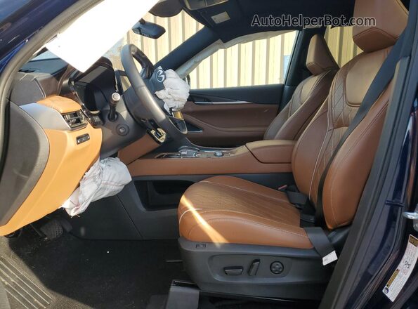 5N1DL1HU1RC330775 2024 INFINITI QX60 Синий Вид салона спереди