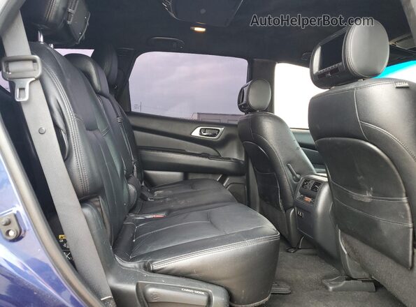 5N1DR2BN9LC587809 2020 NISSAN PATHFINDER Blue Widok wnętrza z tyłu