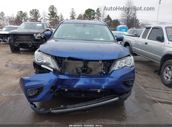 5N1DR2MM2HC634495 2017 NISSAN PATHFINDER Blue Dashboard view