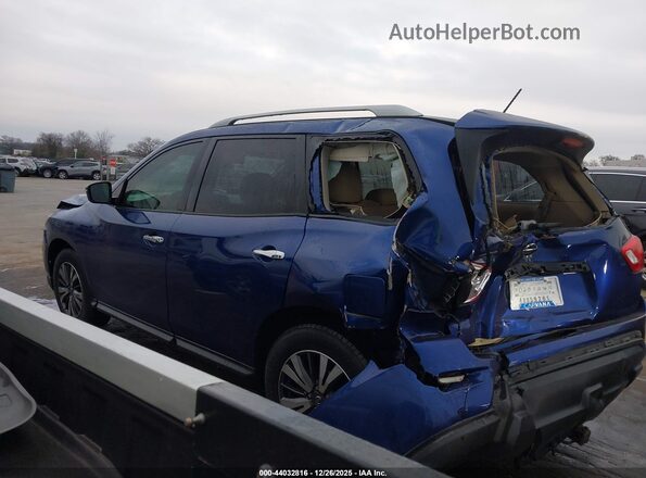 5N1DR2MM2HC634495 2017 NISSAN PATHFINDER Blue Rear interior view