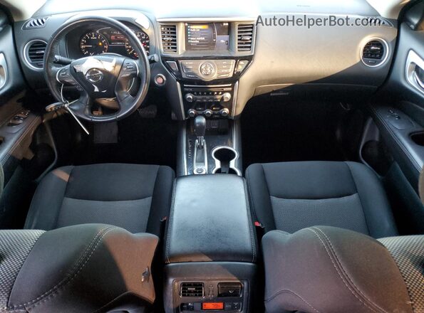 5N1DR2MM3KC596251 2019 NISSAN PATHFINDER Black Առջևի վահանակի տեսք